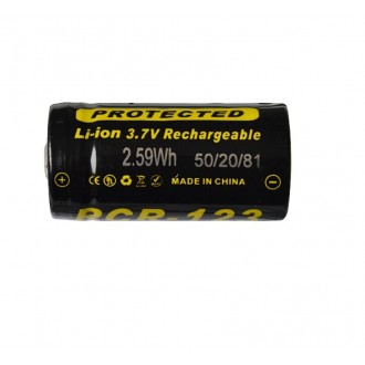 Аккумулятор Soshine 16340P 700mAh (RCR-123) 3,7V с защитой