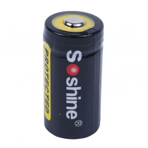 Аккумулятор Soshine 16340P 700mAh (RCR-123) 3,7V с защитой