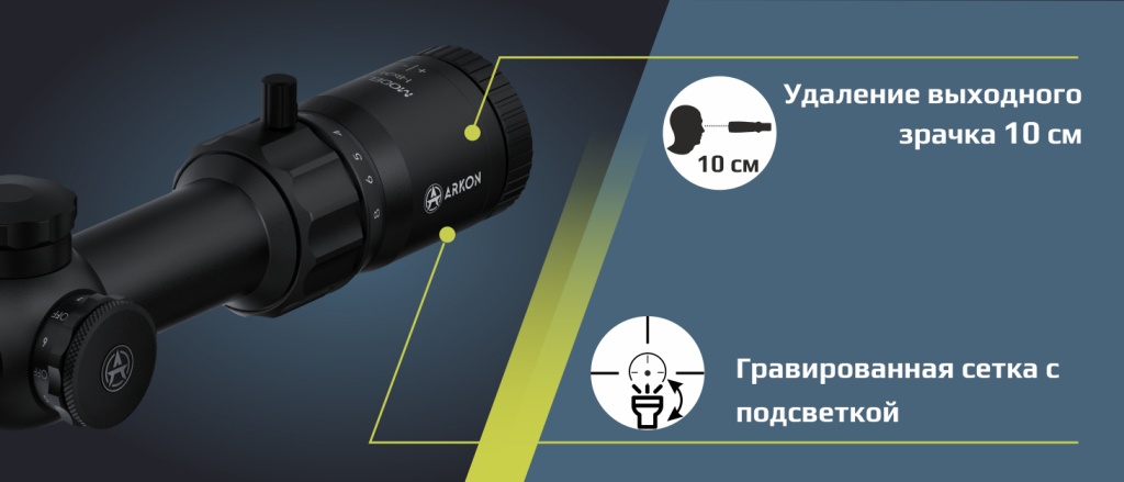 прицел Аркон Model B 1,7-10х45