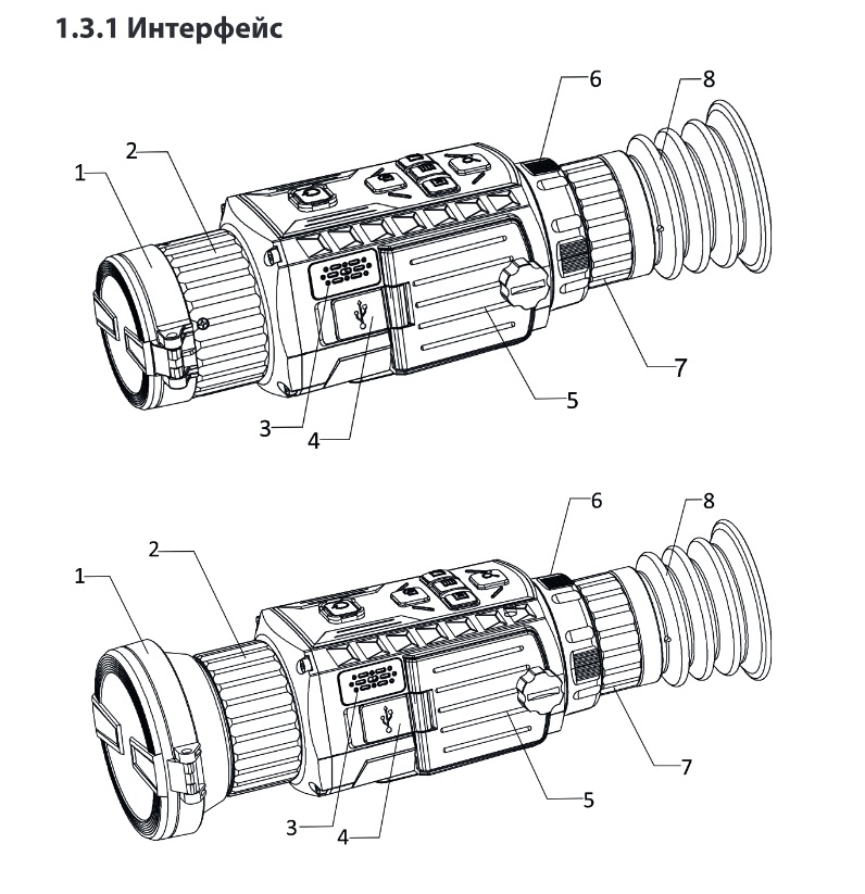 интерфейс прицела Arkon Alfa LT25